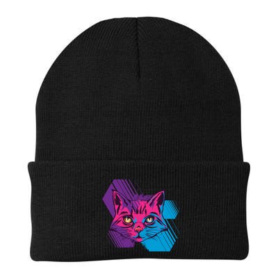 Trippy Cat Face Beanie