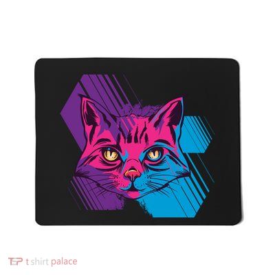 Trippy Cat Face Mousepad