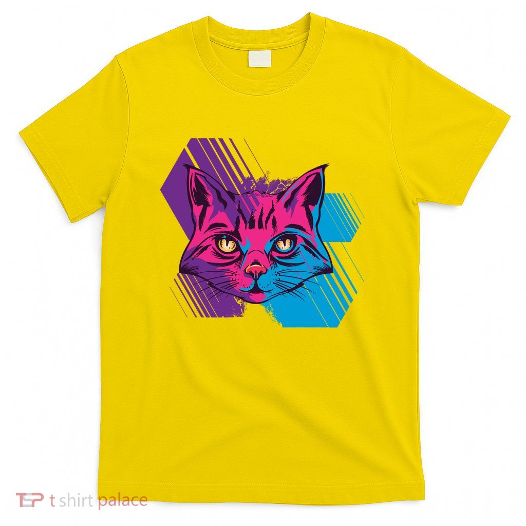 Trippy Cat Face T-Shirt
