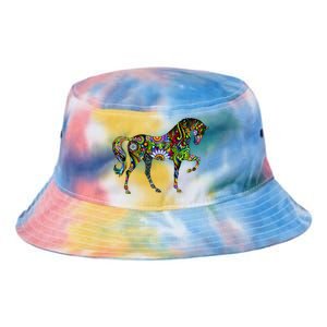 Trippy Cheerful Horse Tie Dye Newport Bucket Hat