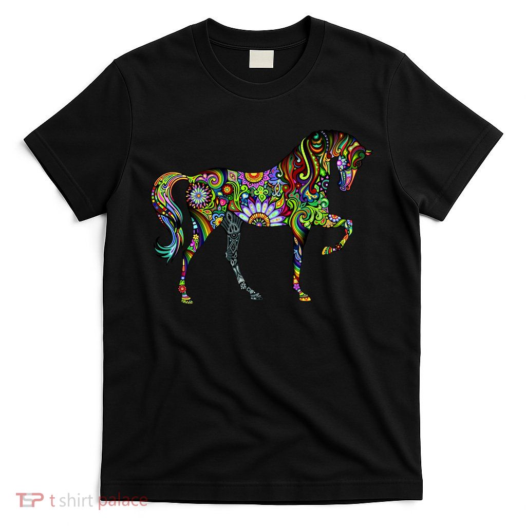 Trippy Cheerful Horse T-Shirt