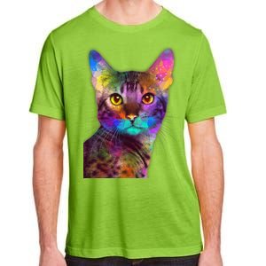 Trippy Colorful Cat Adult ChromaSoft Performance T-Shirt