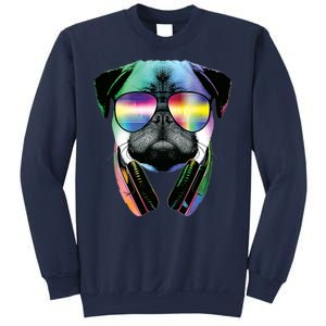 Trippy DJ Pug Sweatshirt