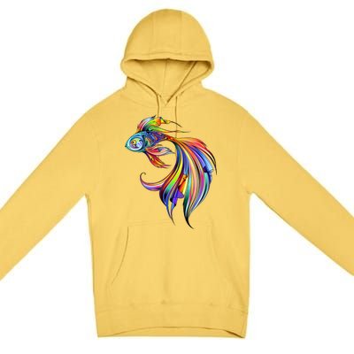 Trippy Fish Motley Premium Pullover Hoodie