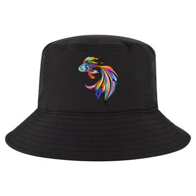 Trippy Fish Motley Cool Comfort Performance Bucket Hat