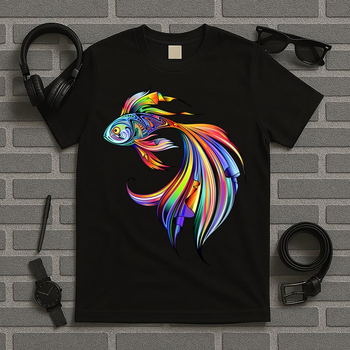 Trippy Fish Motley T-Shirt