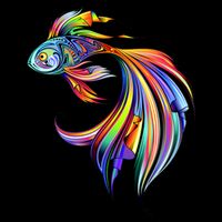 Trippy Fish Motley T-Shirt