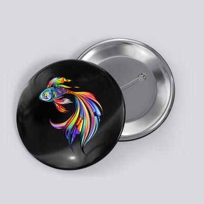 Trippy Fish Motley Button