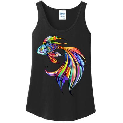 Trippy Fish Motley Ladies Essential Tank