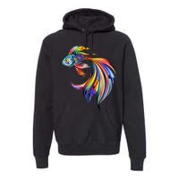 Trippy Fish Motley Premium Hoodie