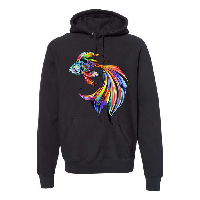 Trippy Fish Motley Premium Hoodie