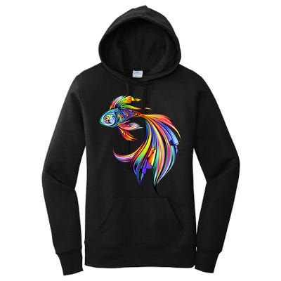 Trippy Fish Motley Women's Pullover Hoodie