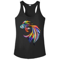 Trippy Fish Motley Ladies PosiCharge Competitor Racerback Tank