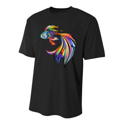 Trippy Fish Motley Youth Performance Sprint T-Shirt