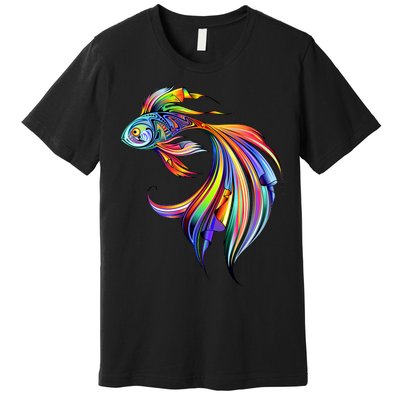 Trippy Fish Motley Premium T-Shirt