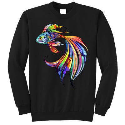 Trippy Fish Motley Tall Sweatshirt