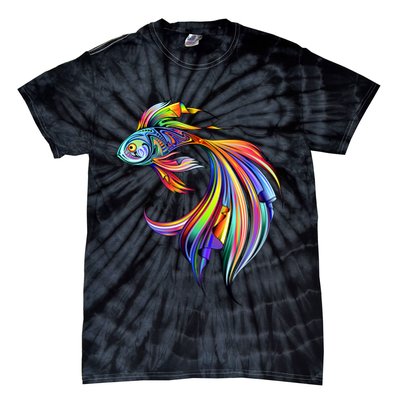 Trippy Fish Motley Tie-Dye T-Shirt