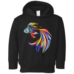 Trippy Fish Motley Toddler Hoodie