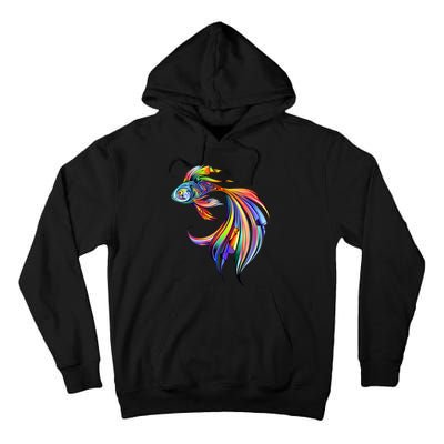 Trippy Fish Motley Tall Hoodie