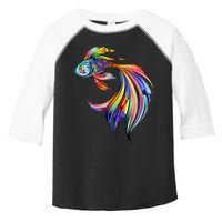 Trippy Fish Motley Toddler Fine Jersey T-Shirt