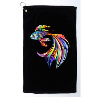 Trippy Fish Motley Platinum Collection Golf Towel