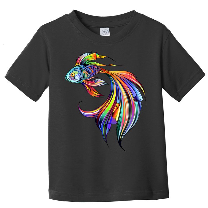 Trippy Fish Motley Toddler T-Shirt