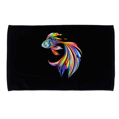 Trippy Fish Motley Microfiber Hand Towel