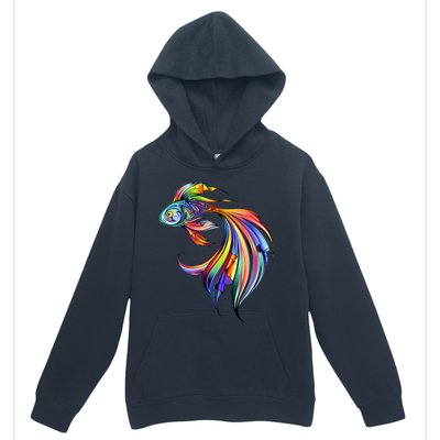 Trippy Fish Motley Urban Pullover Hoodie