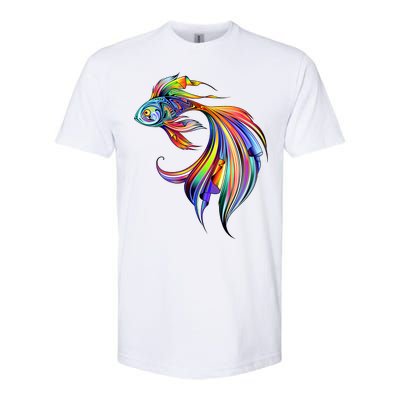 Trippy Fish Motley Softstyle® CVC T-Shirt