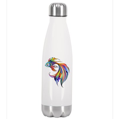 Trippy Fish Motley Stainless Steel Insulated Water Bottle