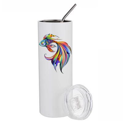 Trippy Fish Motley Stainless Steel Tumbler