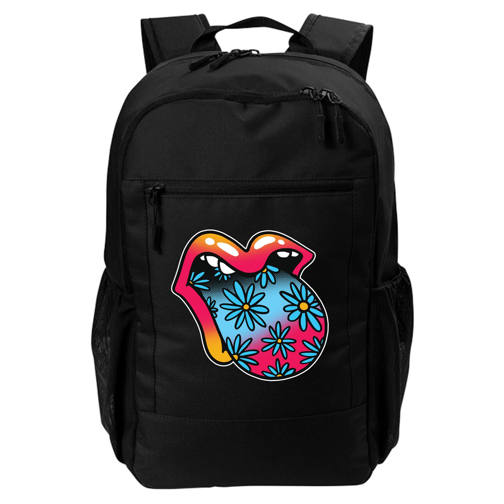 Trippy Floral Mouth Backpack