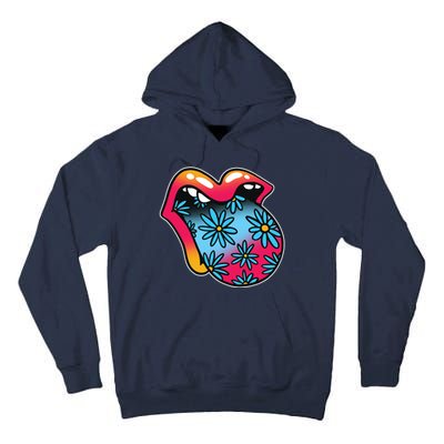 Trippy Floral Mouth Tall Hoodie