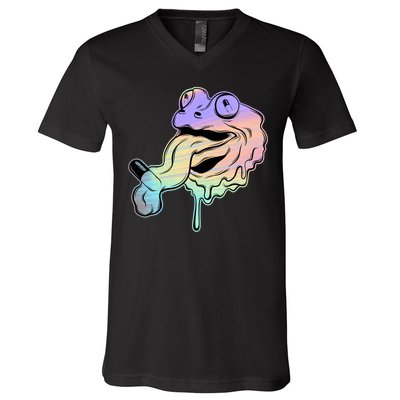 Trippy Frog V-Neck T-Shirt