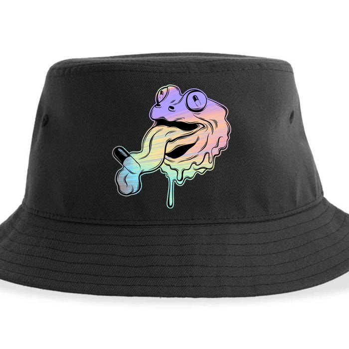 Trippy Frog Sustainable Bucket Hat