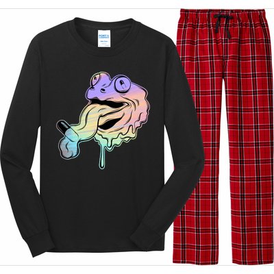 Trippy Frog Long Sleeve Pajama Set