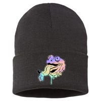 Trippy Frog Sustainable Knit Beanie