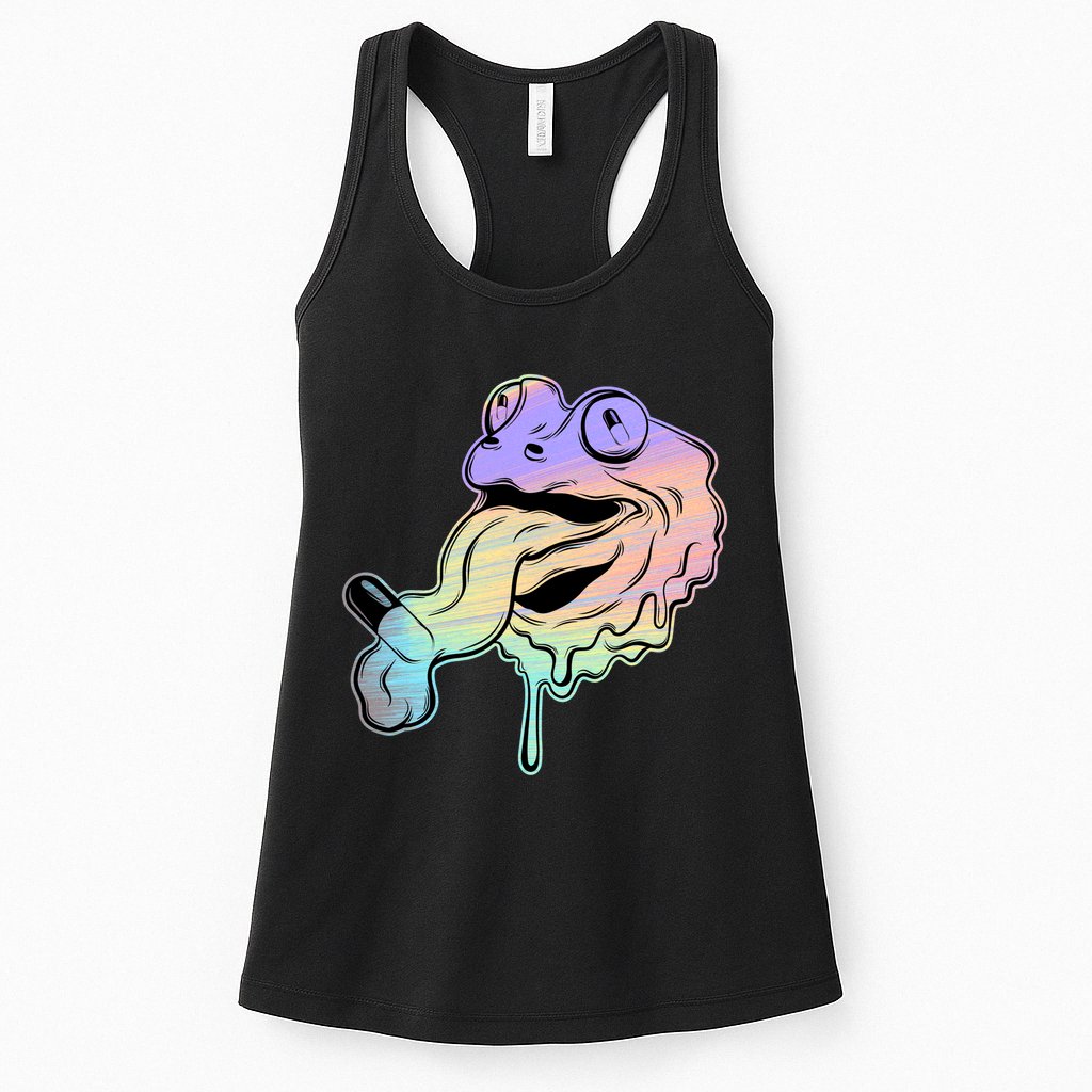 Trippy Frog Womens Tank Top