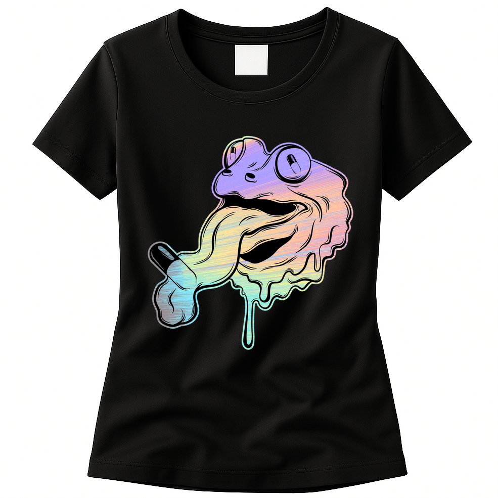 Trippy Frog Womens T-Shirt