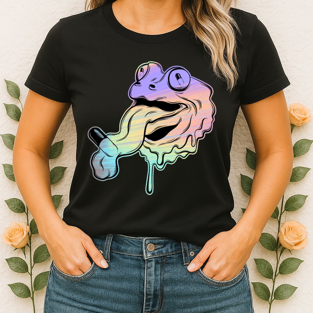 Trippy Frog Womens T-Shirt