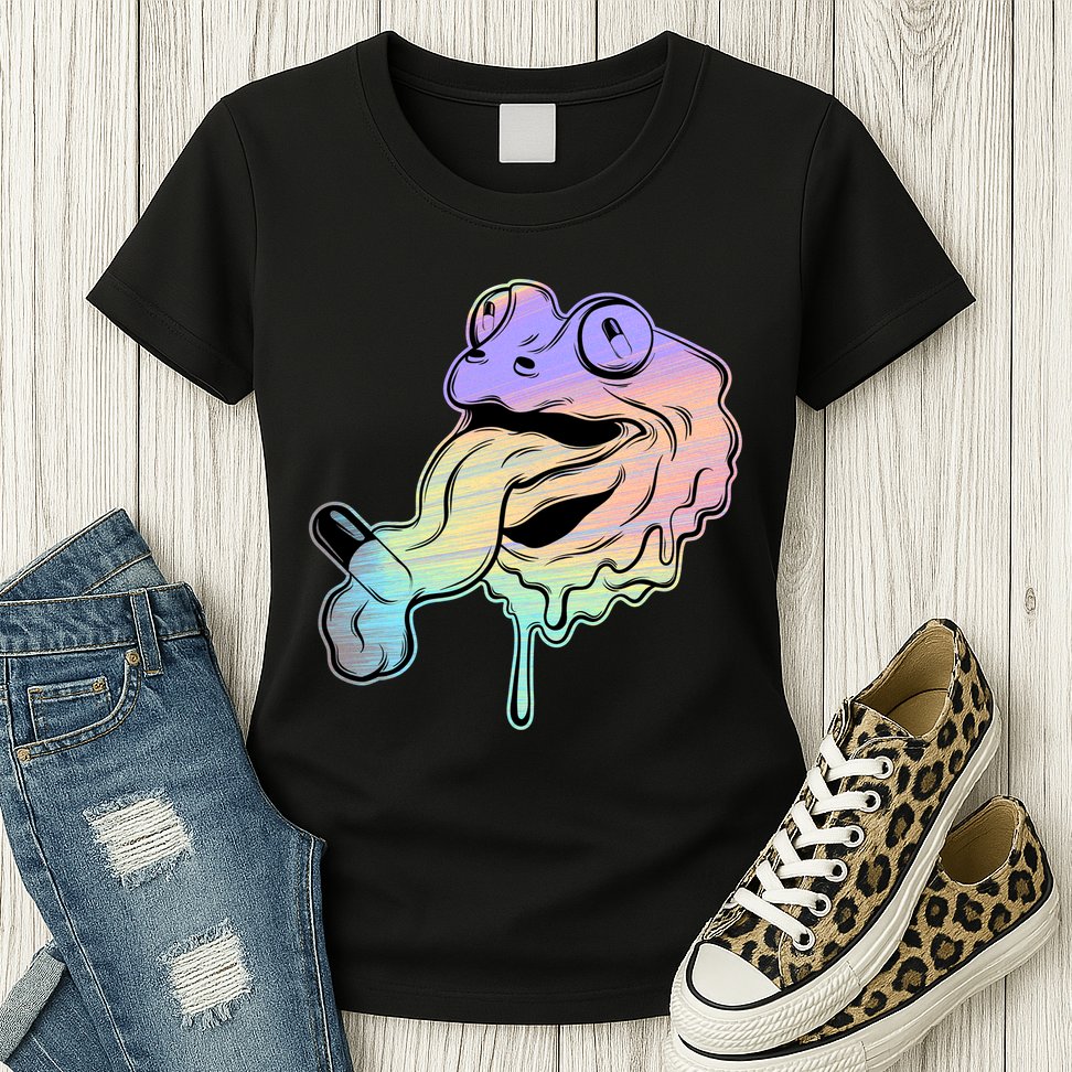 Trippy Frog Womens T-Shirt