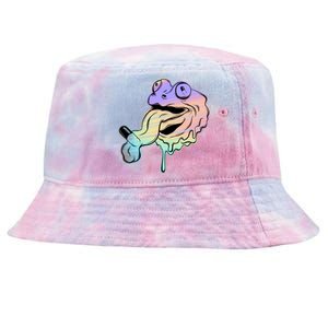 Trippy Frog Tie-Dyed Bucket Hat