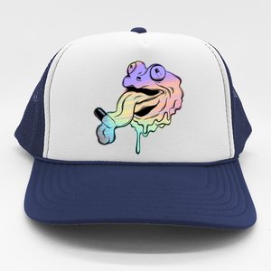 Trippy Frog Trucker Hat