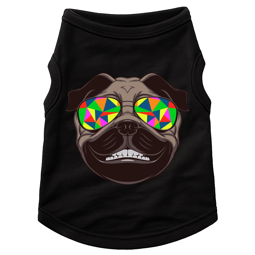 Trippy Hypnotized Pug Doggie Tank