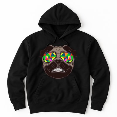Trippy Hypnotized Pug Hoodie