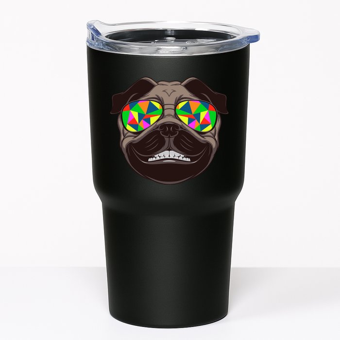 Trippy Hypnotized Pug Tumbler