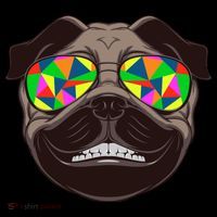 Trippy Hypnotized Pug Premium T-Shirt