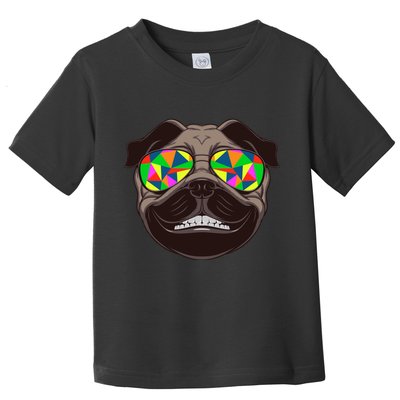 Trippy Hypnotized Pug Toddler T-Shirt