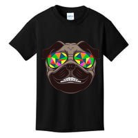Trippy Hypnotized Pug Kids T-Shirt