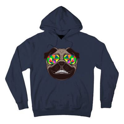 Trippy Hypnotized Pug Tall Hoodie